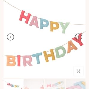 Meri Meri Multicolor Birthday Garland